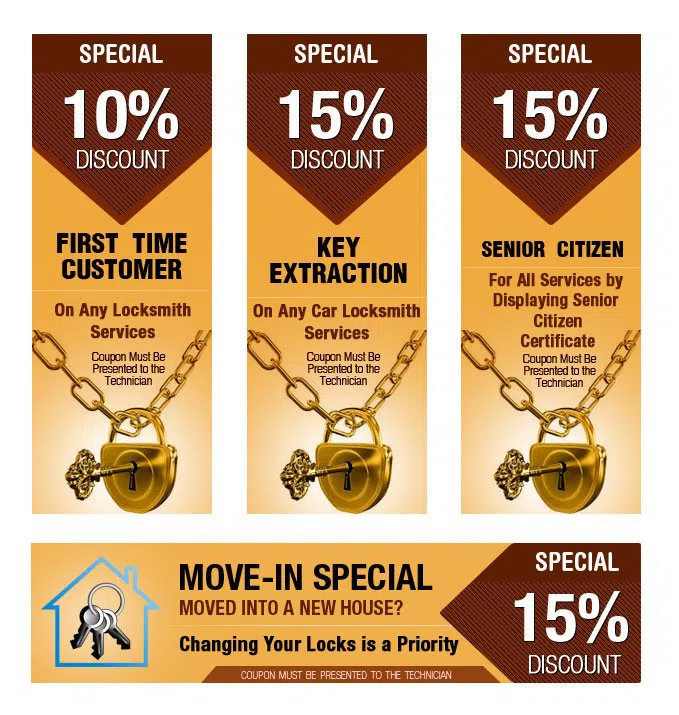 Super Locksmith Service Charlotte, NC 704-666-5885 - coupon1-set-four
